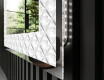 Dekorations spejl med LED - Marble Uplift #3