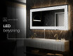Dekorations spejl med LED - Marble Uplift #6