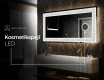 Dekorations spejl med LED - Marble Uplift #9