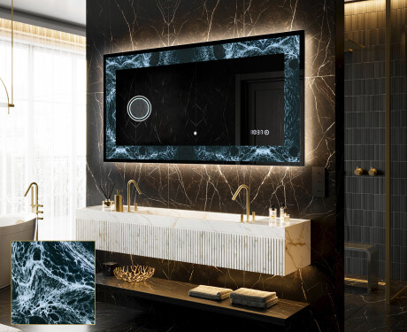 Dekorations spejl med LED - Oceanic Madness