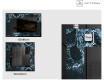 Dekorations spejl med LED - Oceanic Madness #2