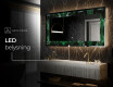 Dekorations spejl med LED - Malachite Magic #6