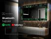 Dekorations spejl med LED - Malachite Magic #7