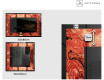 Dekorations spejl med LED - Fiery Reflections #2