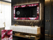 Dekorations spejl med LED - Ruby Rhythms