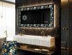 Dekorations spejl med LED - Cascading Flowers
