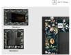 Dekorations spejl med LED - Cascading Flowers #2