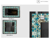 Dekorations spejl med LED - Floral Elevations #2