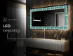 Dekorations spejl med LED - Floral Elevations #7