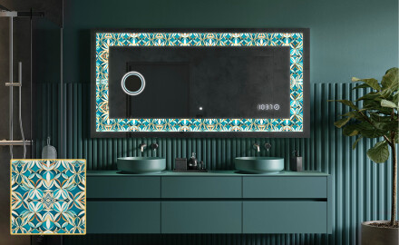 Dekorations spejl med LED - Floral Elevations