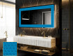 Dekorations spejl med LED - Symmetrical Diamonds