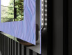 Dekorations spejl med LED - Colorful Ruffles #3