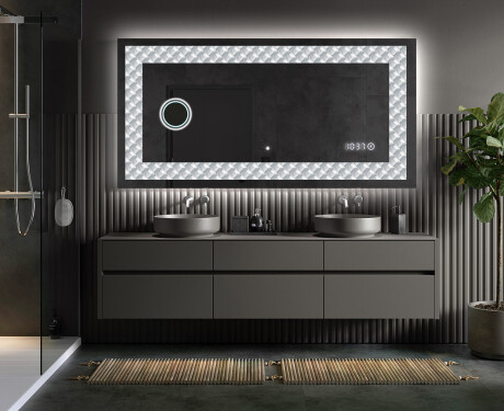 Dekorations spejl med LED - Inspiring Lines #5