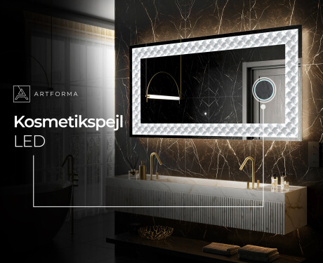 Dekorations spejl med LED - Inspiring Lines #6