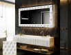 Dekorations spejl med LED - Dynamic Whirls