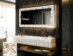 Dekorations spejl med LED - Floral Reflections