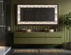 Dekorations spejl med LED - Floral Reflections #4