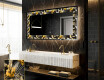 Dekorations spejl med LED - Floral Symmetries