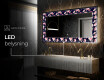 Dekorations spejl med LED - Floral Layouts #8