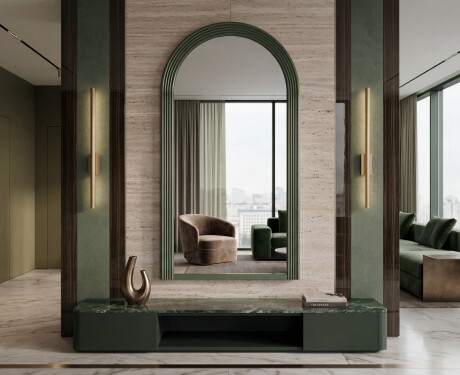 Moderne spejl med lakeret ARCUS MDF-ramme
