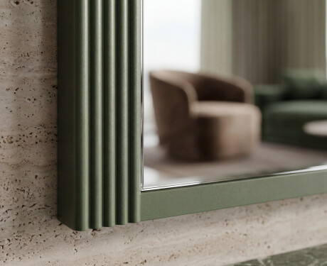 Moderne spejl med lakeret ARCUS MDF-ramme #2