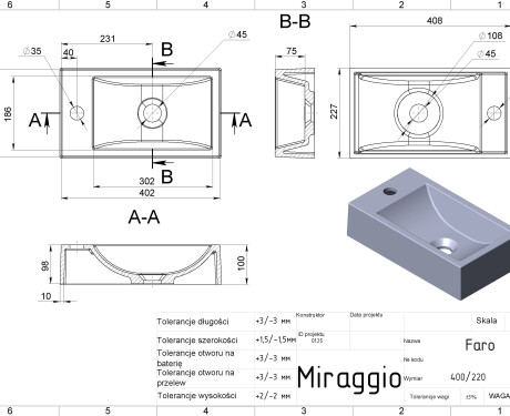 FARO MIRASOFT håndvask