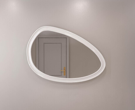 Asymmetrisk spejl med dekorativ MDF-ramme L304 #5