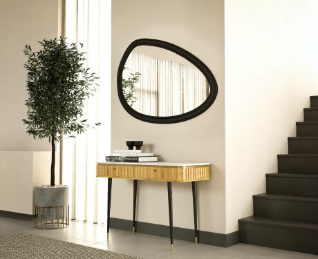 Asymmetrisk spejl med dekorativ MDF-ramme L304 #8
