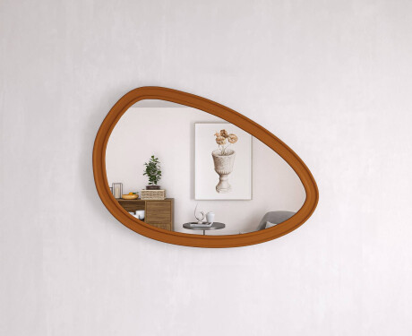 Asymmetrisk spejl med dekorativ MDF-ramme L304 #10