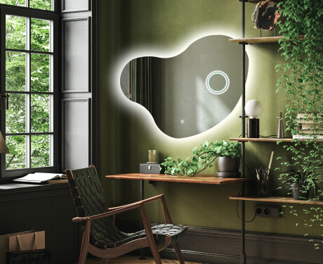 LED Badeværelses spejl med uregelmæssig form N221 #4