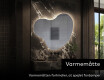 LED Badeværelses spejl med uregelmæssig form N221 #9