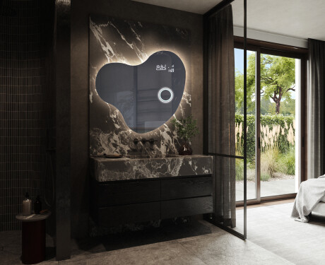 LED Badeværelses spejl med uregelmæssig form N221 #10