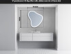 LED Badeværelses spejl med uregelmæssig form V222 #5