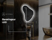 LED Badeværelses spejl med uregelmæssig form V222 #8