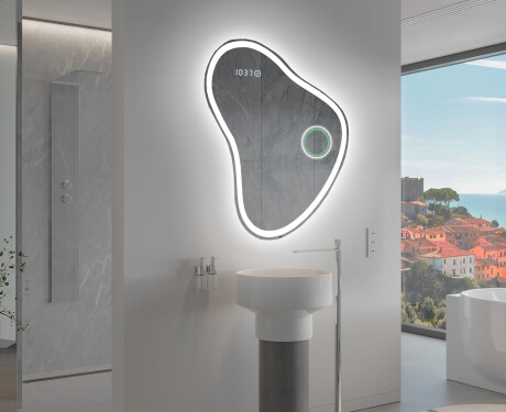 LED Badeværelses spejl med uregelmæssig form V222 #10