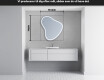 LED Badeværelses spejl med uregelmæssig form V223 #5