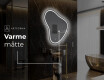 LED Badeværelses spejl med uregelmæssig form V223 #9
