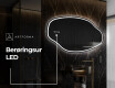 LED Badeværelses spejl med uregelmæssig form O223 #7
