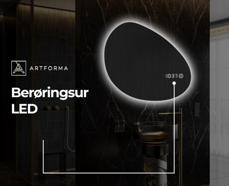 LED Badeværelses spejl med uregelmæssig form H221 #8