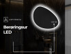 LED Badeværelses spejl med uregelmæssig form H222 #8