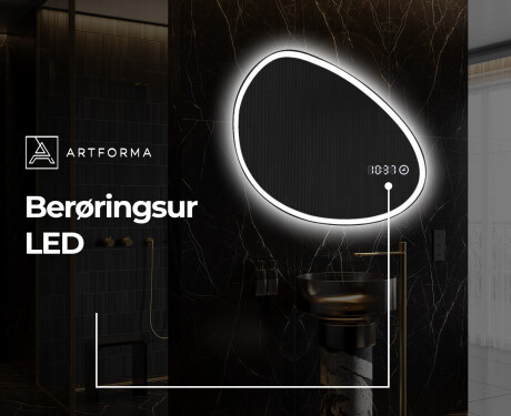 LED Badeværelses spejl med uregelmæssig form H222 #8