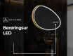 LED Badeværelses spejl med uregelmæssig form H223 #7