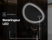 LED Badeværelses spejl med uregelmæssig form H223 #8