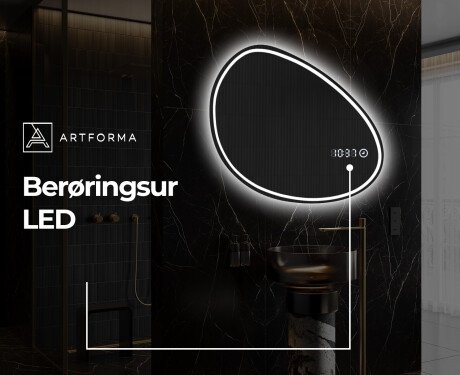 LED Badeværelses spejl med uregelmæssig form H223 #8