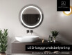 Rundt spejl badeværelse med lys L33 #4