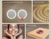 Runde badeværelsesspejle med LED-belysning  med Dual color, Berøringskontakt, Varmemåtte #6