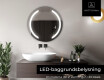 Rundt spejl til badeværelse med lys L97 #4