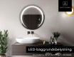 Rundt spejl til badeværelse med lys L98 #5