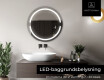 Rundt spejl badeværelse med lys L118 #5