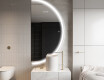 Elegant LED Halvcirkelformet Spejl - Til Badeværelse A222 #9